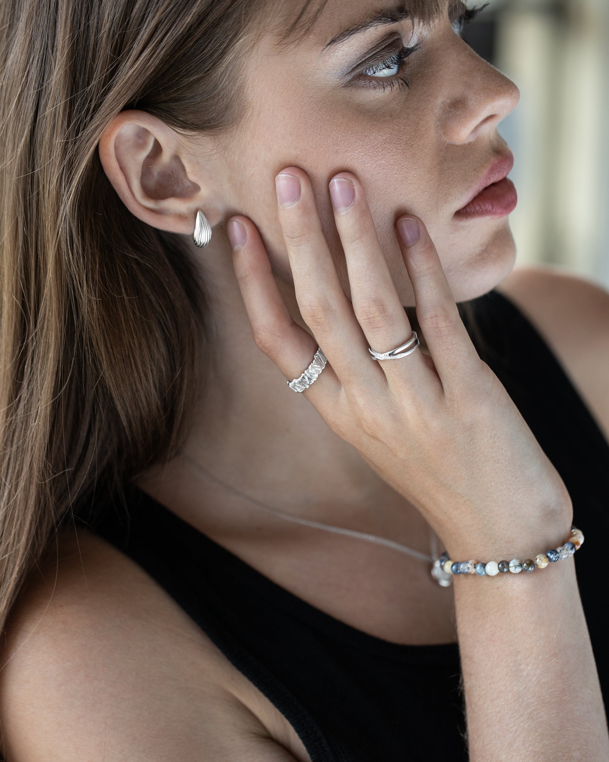 Náušnice Silver Xenith