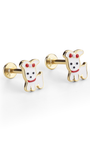 Dětské náušnice Pink Puppy