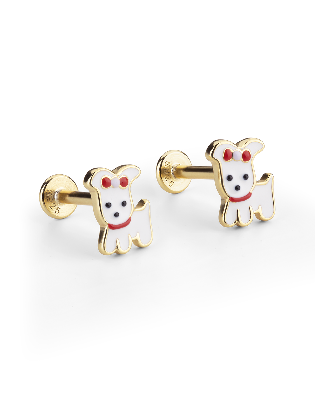 Dětské náušnice Pink Puppy