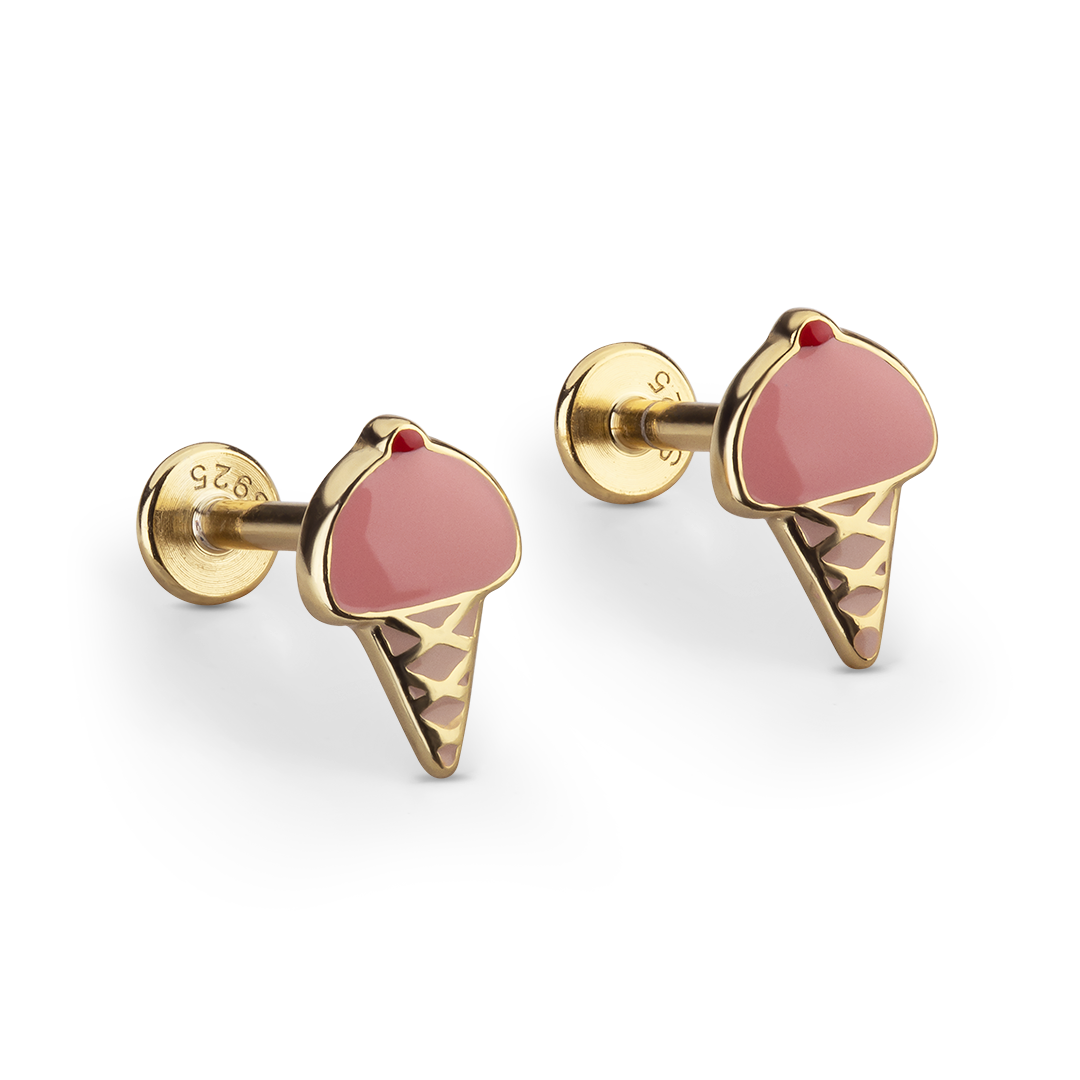 Dětské náušnice Ice Cream Baby